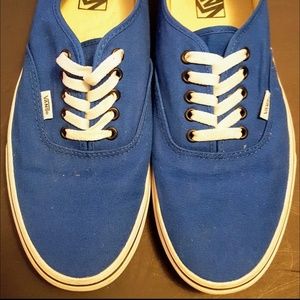 Men's Blue Vans Size 12